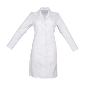 Fartuch medyczny damski Primarius Blue Label K23 z kołnierzem