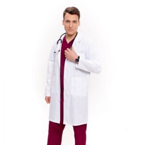 Fartuch medyczny męski studencki D36 krój klasyczny