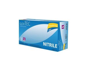 Rękawiczki jednorazowe Nitrylowe 100 szt. Glovtec Niebieskie
