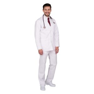 Marynarka medyczna męska Primarius Blue Label L61 z kołnierzem