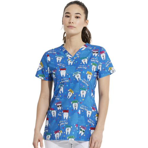 Bluza wzór stomatologiczny w zęby