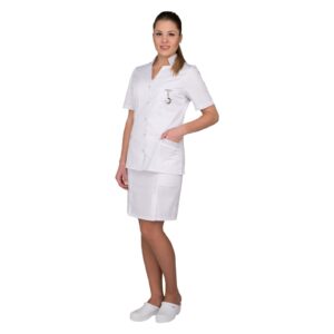 Żakiet medyczny damski Primarius Orange Label A02 z otwartą stójką