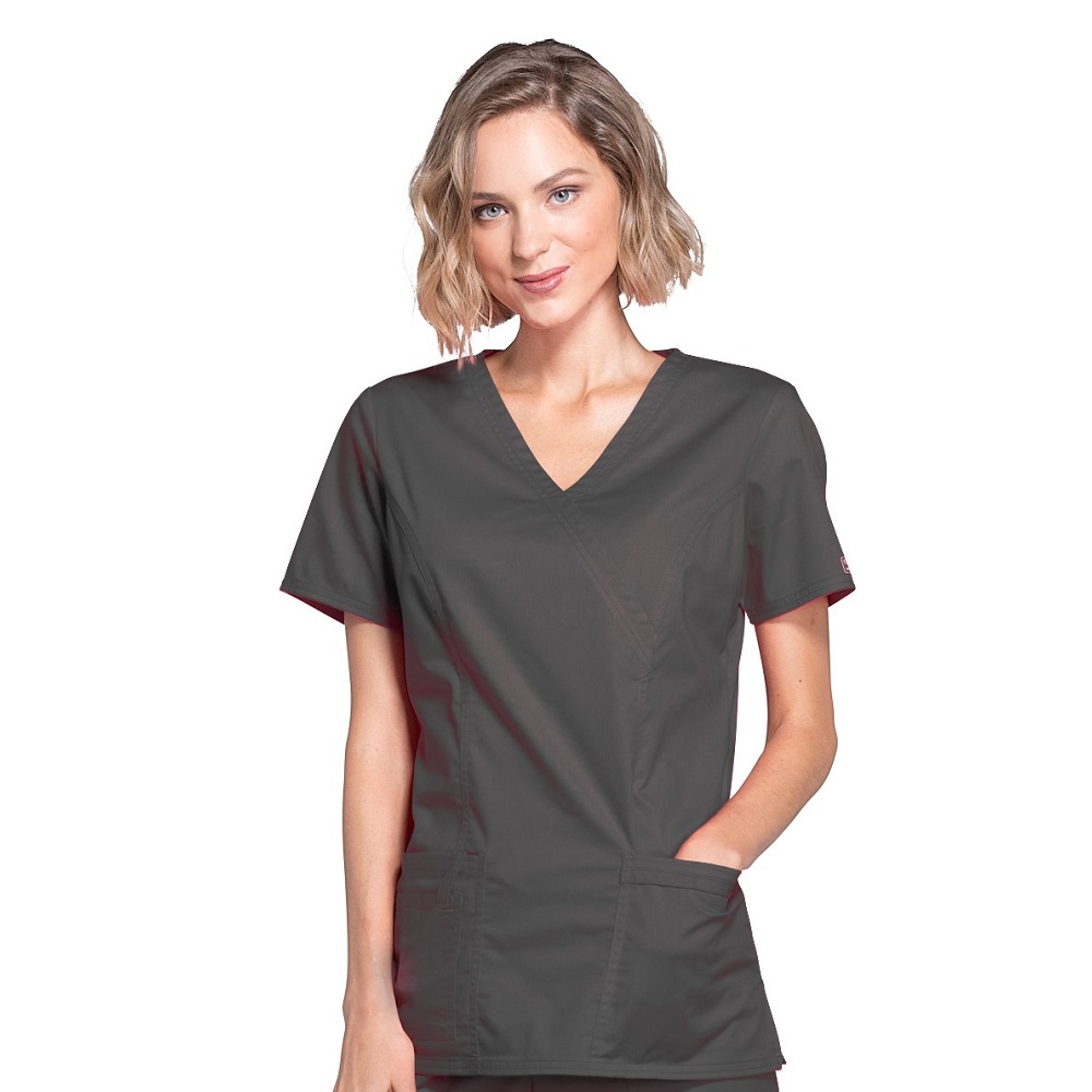 Bluza medyczna damska Cherokee Core Stretch 4728 grafitowa szara