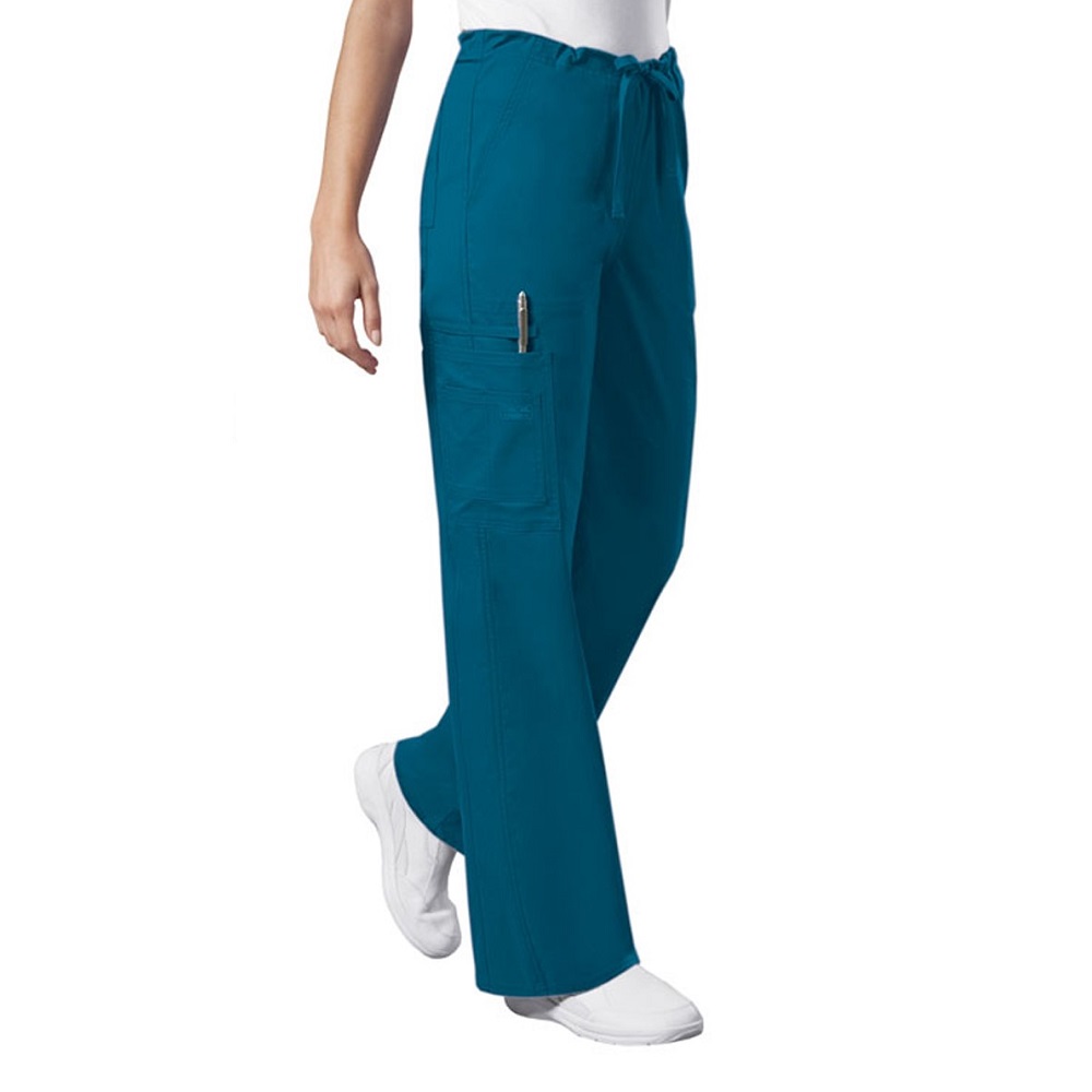 Spodnie medyczne Cherokee Core Stretch 4043 Cargo lekarskie bojowki caribbean blue karaibskie