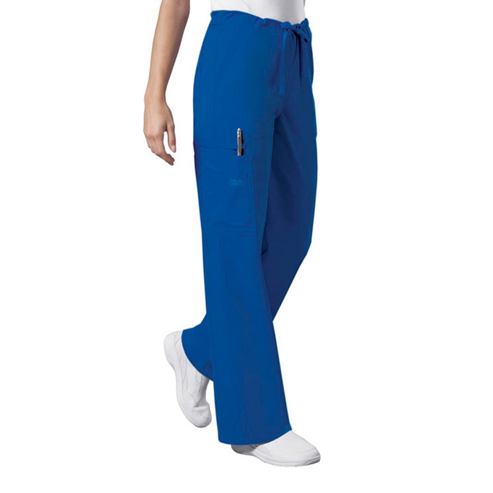 Spodnie medyczne Cherokee Core Stretch 4043 Cargo lekarskie bojowki royal blue szafirowe