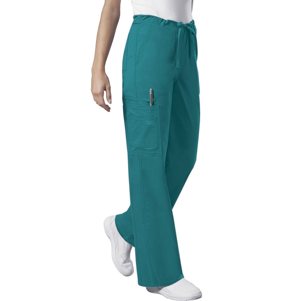 Spodnie medyczne Cherokee Core Stretch 4043 Cargo lekarskie bojowki teal blue zielone chirurgiczne