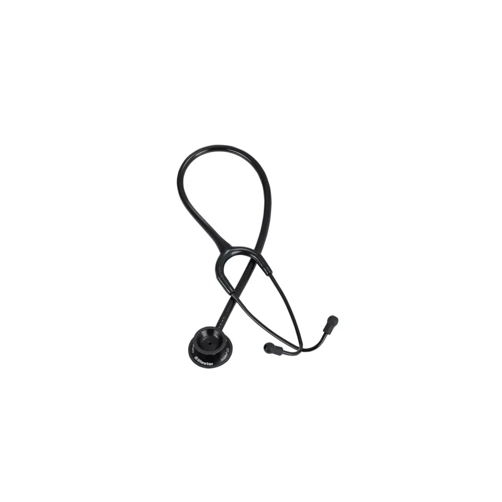 Stetoskop Riester Duplex 2.0 Black Edition z głowicą aluminiową czarny mat