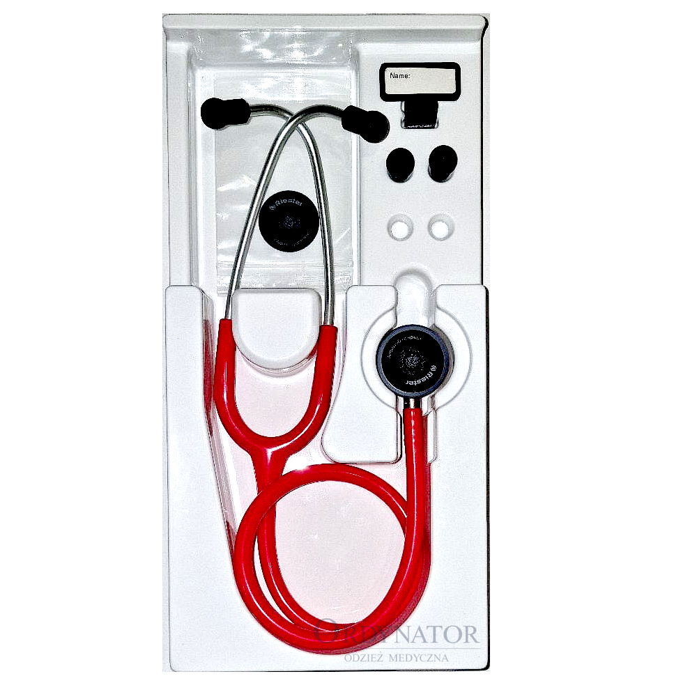 Stetoskop Riester Duplex 2.0 pediatryczny czerwony z głowicą ze stali nierdzewnej