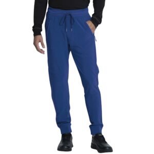 Spodnie medyczne męskie joggery antybakteryjne Infinity CK004A Galaxy Blue