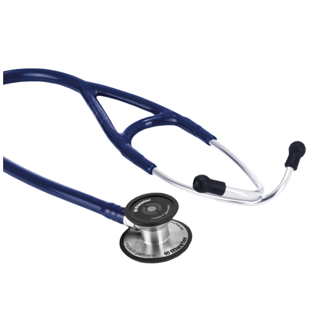 Stetoskop Riester Cardiophon 2.0 burgundowy z głowicą ze stali nierdzewnej kardiologiczny stetoskop