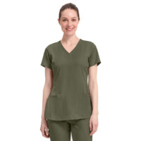 Bluza medyczna damska Healing Hands Monica oliwkowa